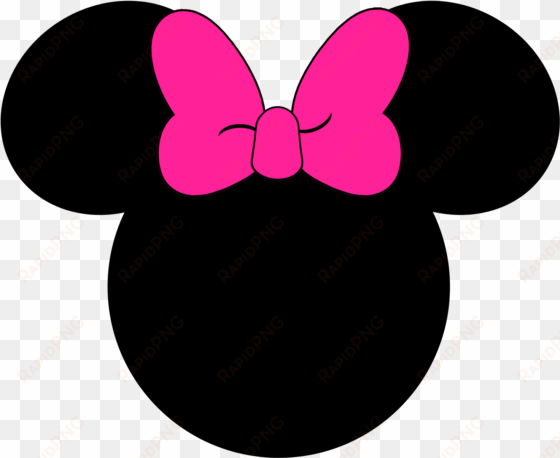 silhouette minnie mouse at getdrawings - minnie mouse head