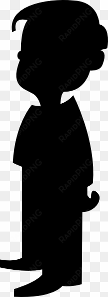 silhouette of a boy clip art free vector 4vector - silhouette of a boy