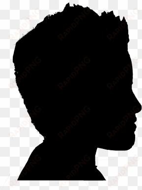silhouette preview - silhouette head transparent background