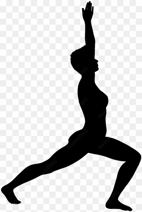 silhouette, yoga, woman, girl, young, gymnastics, dance - silhouette