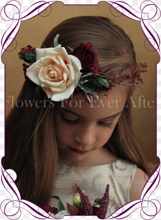 silk artificial boho rustic wedding flowergirl / flower - corsage