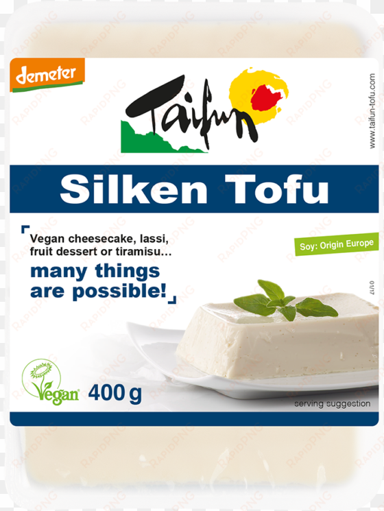 silken tofu in demeter quality - silken tofu natural org 400g