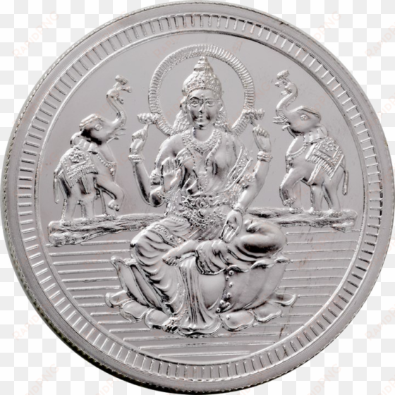 silver coin png transparent background - laxmi silver coin png