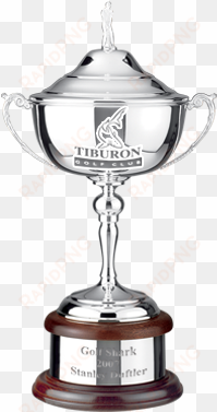 silver cup - silver plated golf challenge presentation cup 35.5cm