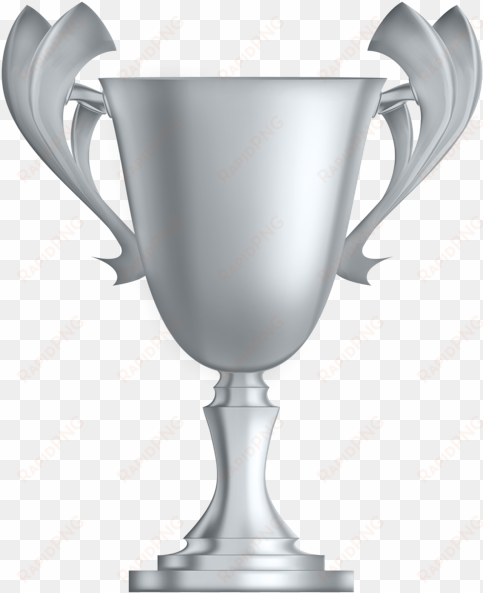 silver cup trophy png clip art image - cup bronze png