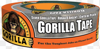 silver gorilla tape - gorilla duct tape, 1.88 in. x 35 yd., silver