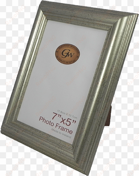 silver plastic photo frame - gold frame