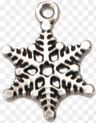 silver snowflake charm - modèles perles hama
