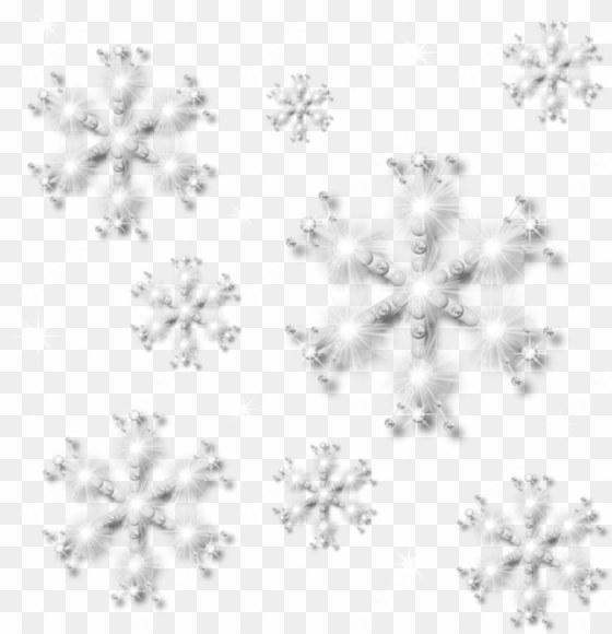 silver snowflakes png download - silver snow flake png hd