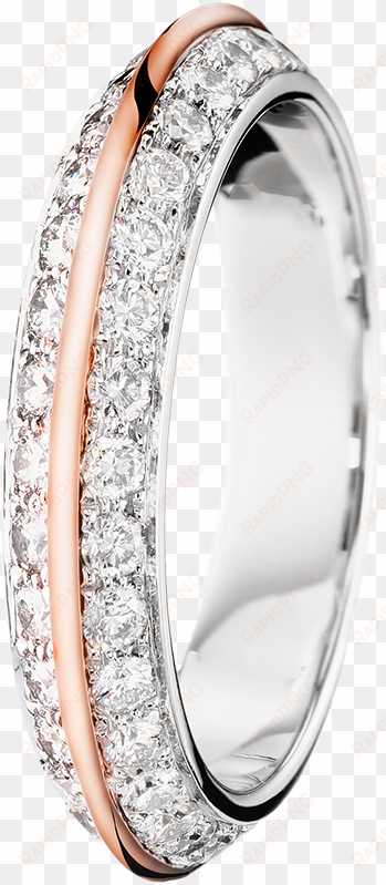 silver wedding rings png - pink gold wedding band