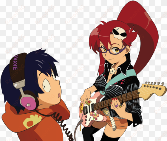 simon and yoko littner - gurren lagann yoko mech