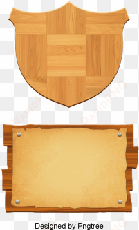simple cartoon wood material design, simple, wood, - design