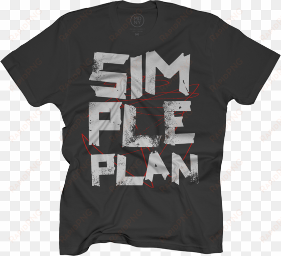 simple plan tape scratch on black $25 - simple plan