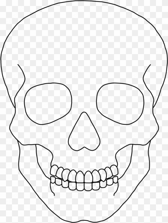 simple skull drawing - simple skull drawings