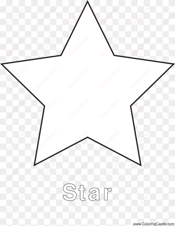 simple star template christmas - shapes coloring pages star