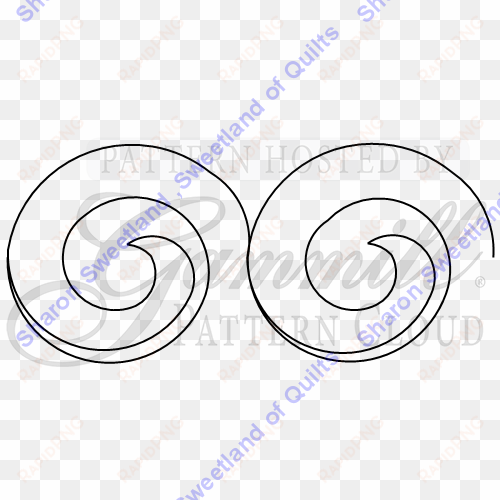 simple swirl border - circle