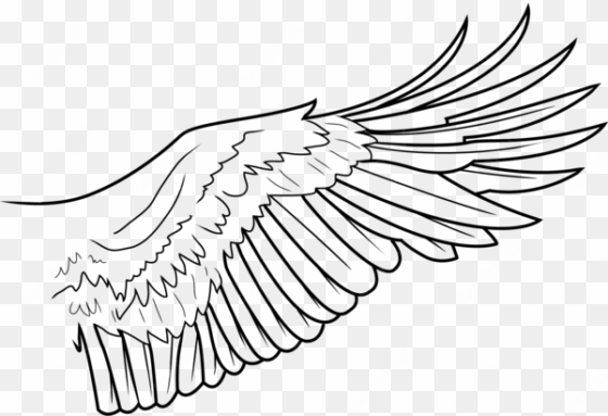 simple wing lines by freakzter - eagle wings line drawing