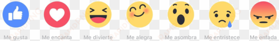 Sin Embargo, Han Incorporado 'reactions' Para Que Todos - Facebook Reactions In Spanish transparent png image