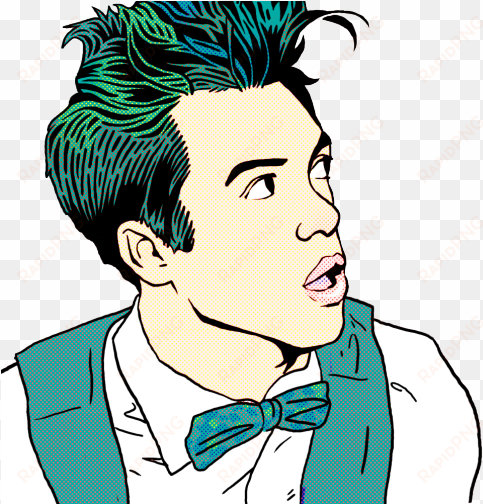 sing drawing brendon urie - panic at the disco drawings