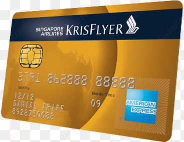 singapore airlines krisflyer american express credit - krisflyer card singapore airlines