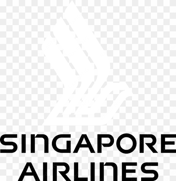 singapore airlines logo black and white - singapore airlines logo png