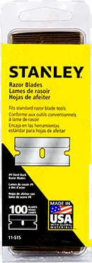 single edge razor blade - stanley tools single-edge razor blades, #9 blade, 100/pack