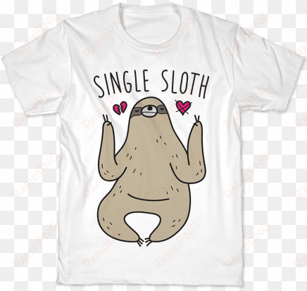 single sloth kids t-shirt - cute snake shirts