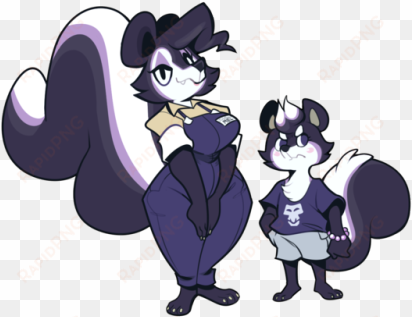 sisters the older one works a low paying job in a diner - animal crossing skunk