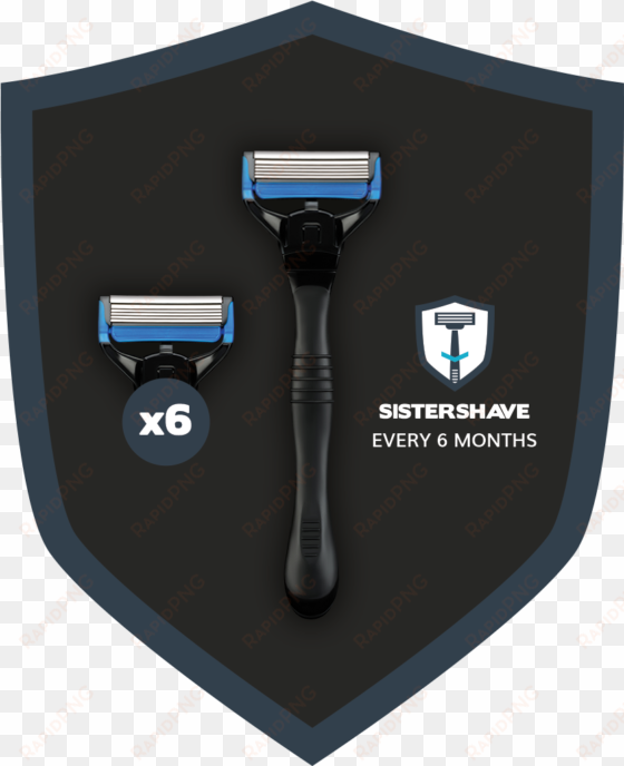 sistershave razor package - razor