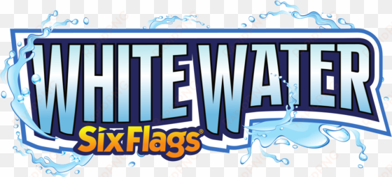 six flags white water logo