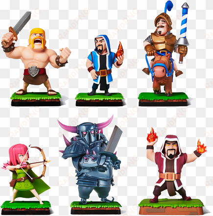 six in-game tournaments will be organized, one each - clash royale figurine