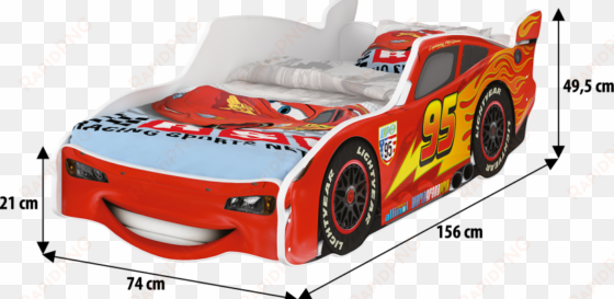 size140 - lightning mcqueen bed size