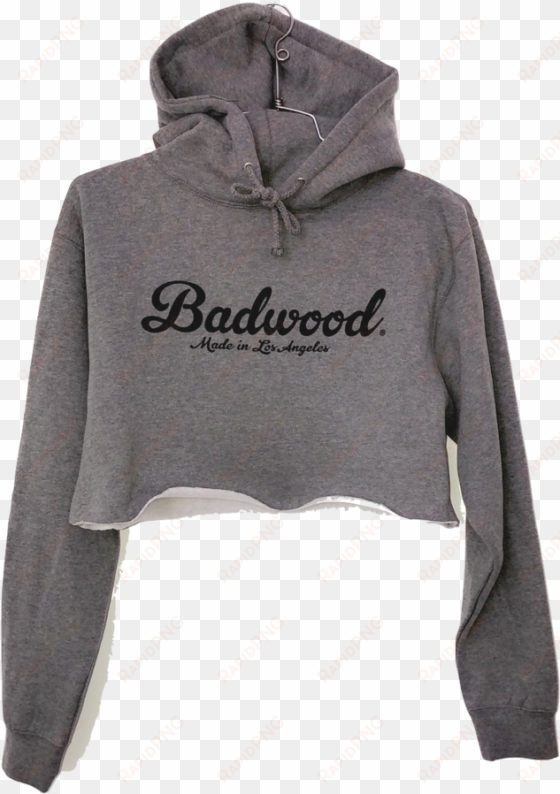 ski mask cropped hoodie in gray - cropped hoodie png