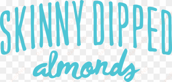 skinny dipped - skinny dipped almonds logo