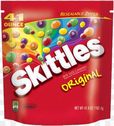 skittles original bite size candies - skittles original peg bag: 12 count