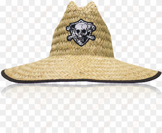 skull & bones straw hat - sa company straw hat