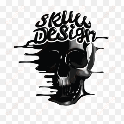 skull design - pillow