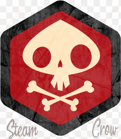 skull n bones spirit badge - pie