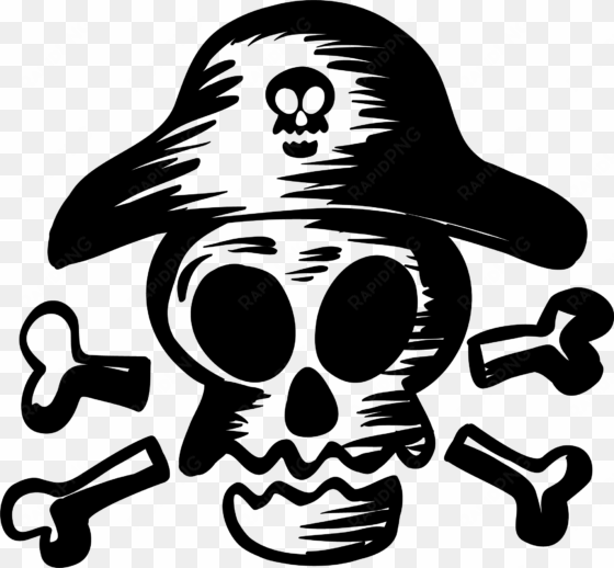 skull pirate png - treasure map with symbols