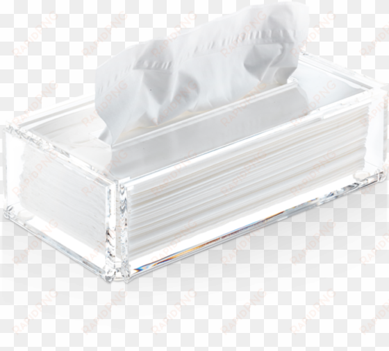 sky acrylic tissue box - box