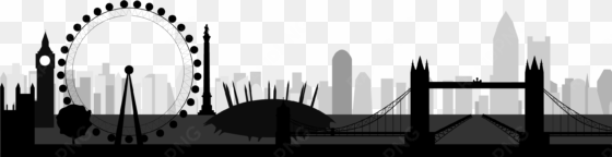 skyline transparent silhouette london greater software - london skyline silhouette