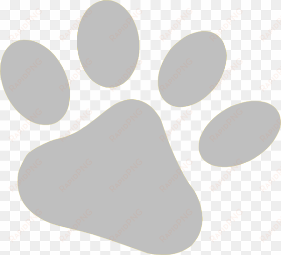 slate pet paw clip art at clker - dog paw clipart black and white