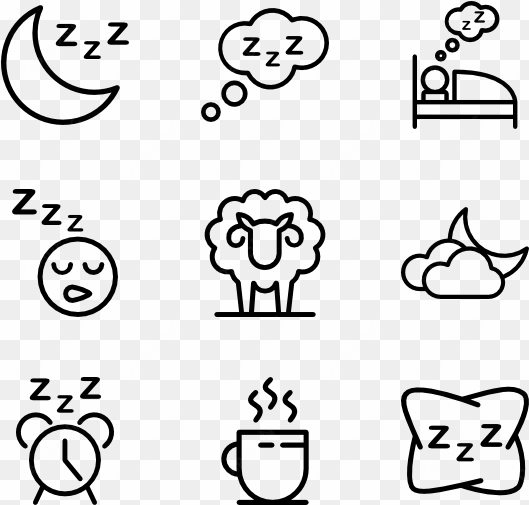 sleeping - space icons png