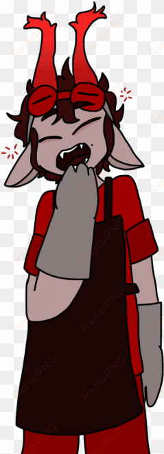 Sleepy After A Long Night Of Scrubbing - Cartoon transparent png image