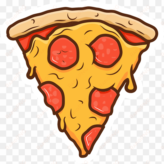 slice sticker just stickers - pizza slice cartoon png