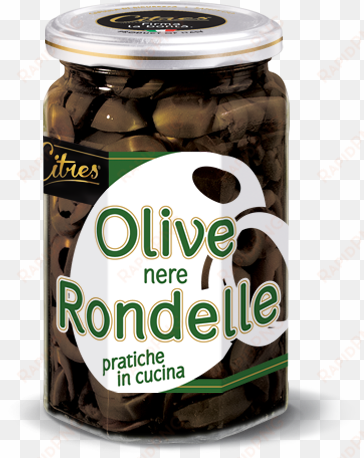 sliced black olives - citres olive verdi snocciolate - gr.540