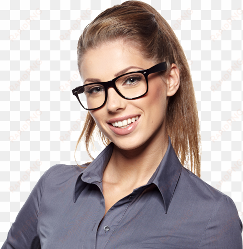 slider girl - business women with glasses