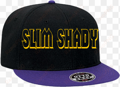 Slim Shady Eminem - Wool Blend Flat Visor Pro Style Snapback Caps transparent png image