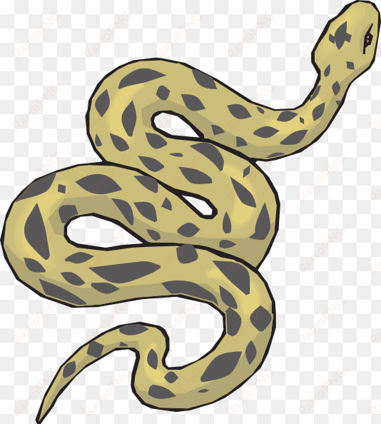 slithering yellow snake svg clip arts 534 x 594 px