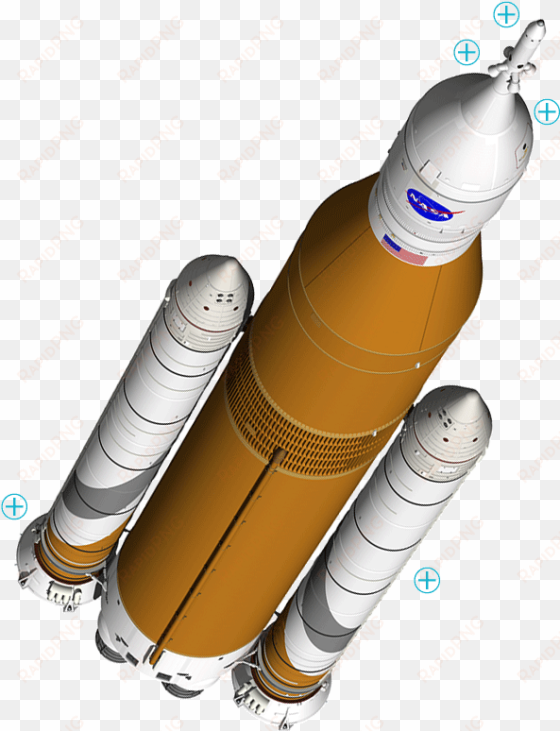 sls-rocket - ]]> - sls rocket png